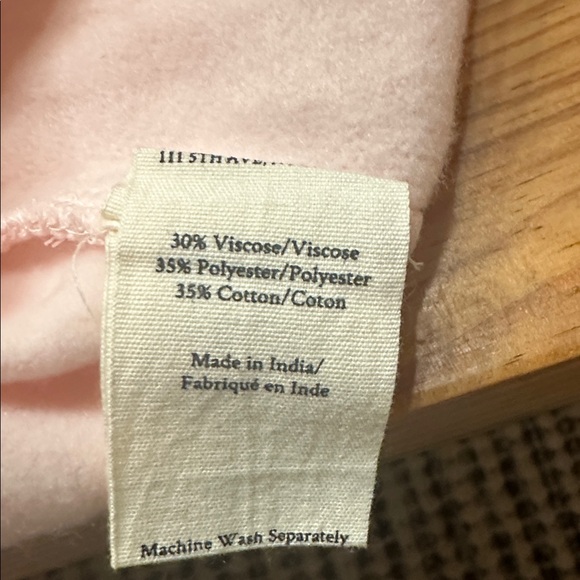 NWT LoveShackFancy Blush Pink Sweatshirt - Picture 10 of 10
